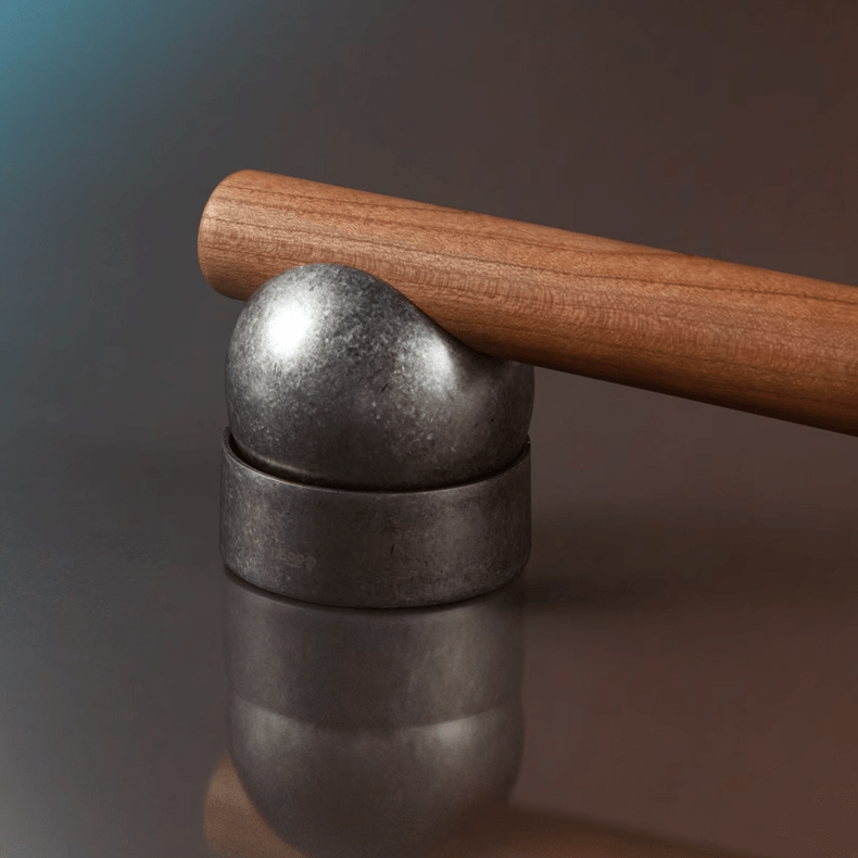 Goo-Ki Cherry Wood Door Lock Bedroom Interior Door Handle Anti-theft Home Security Door Lock