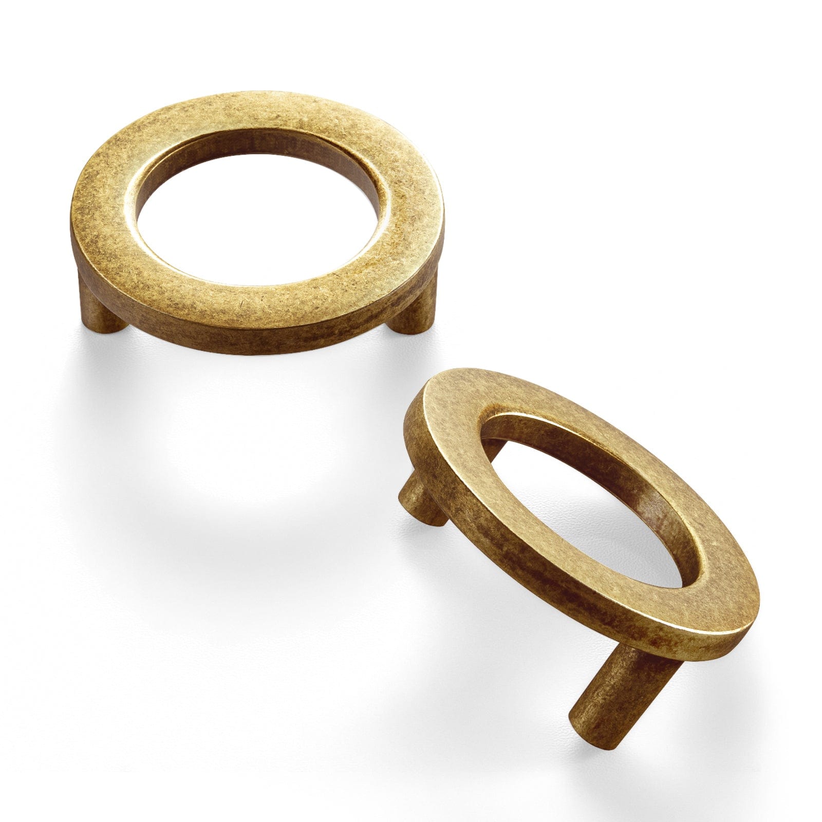 Goo-Ki Circular Luxury Ring Pull Casual Cabinet Pulls for Drawer Cupboard