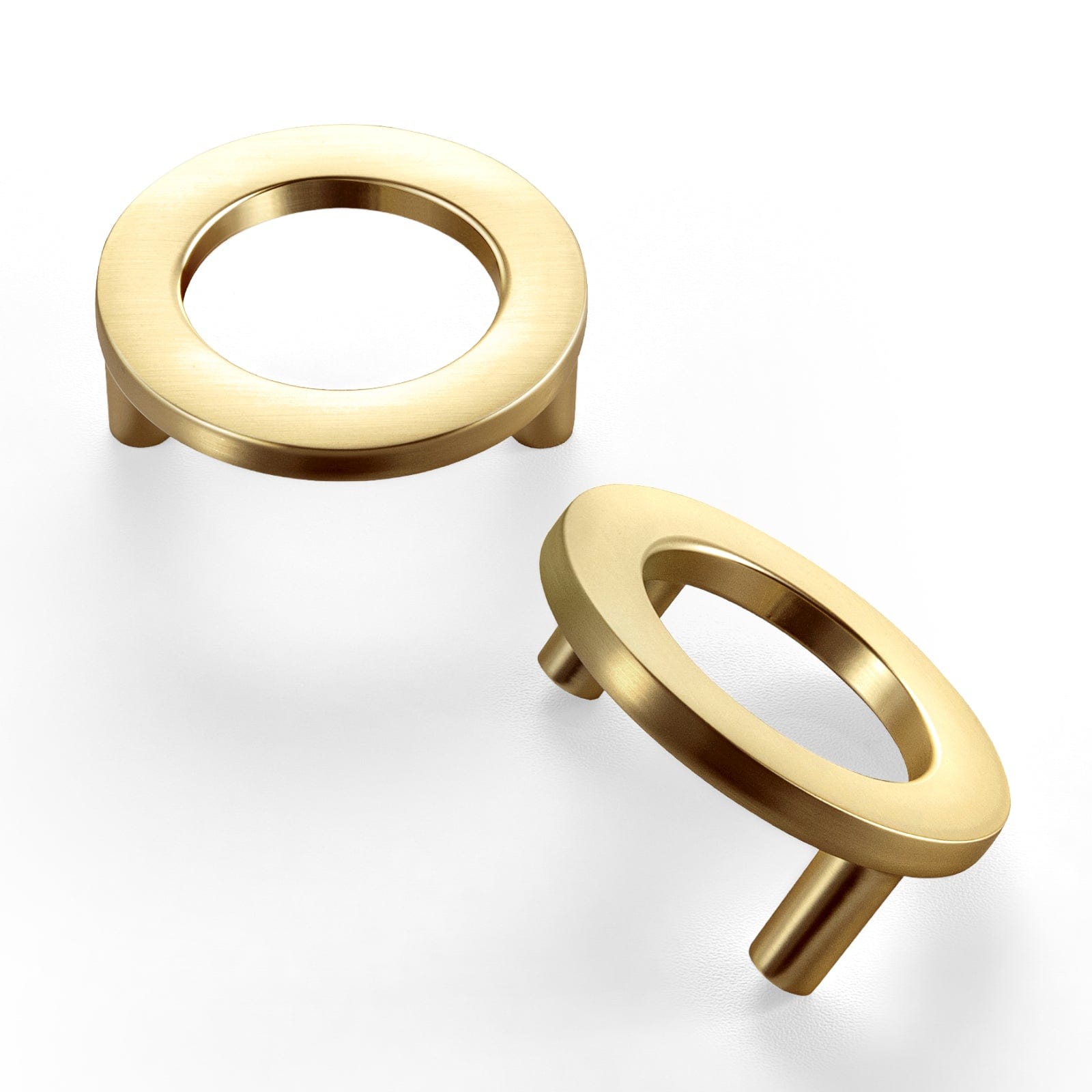 Goo-Ki Circular Luxury Ring Pull Casual Cabinet Pulls for Drawer Cupboard