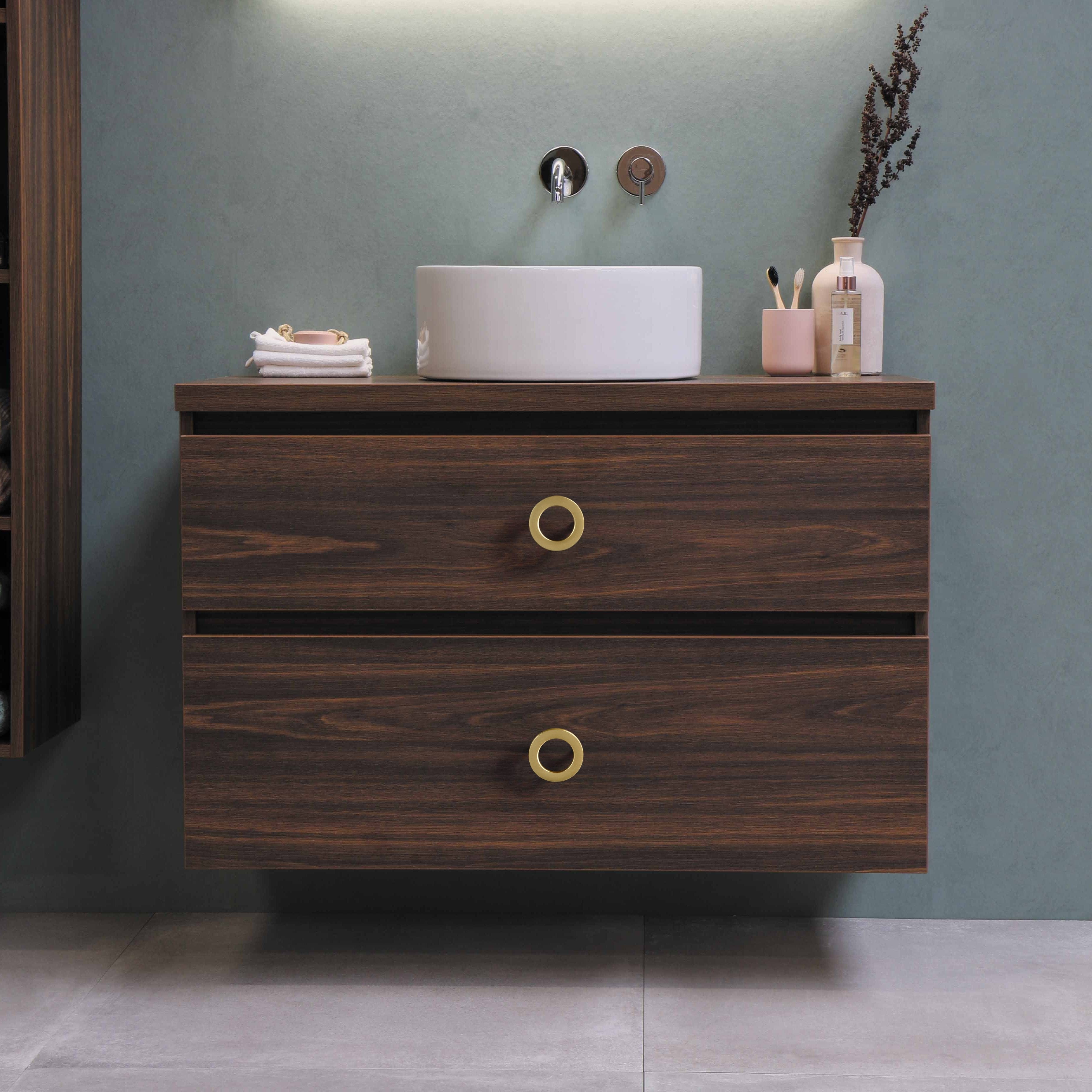 Goo-Ki Circular Luxury Ring Pull Casual Cabinet Pulls for Drawer Cupboard