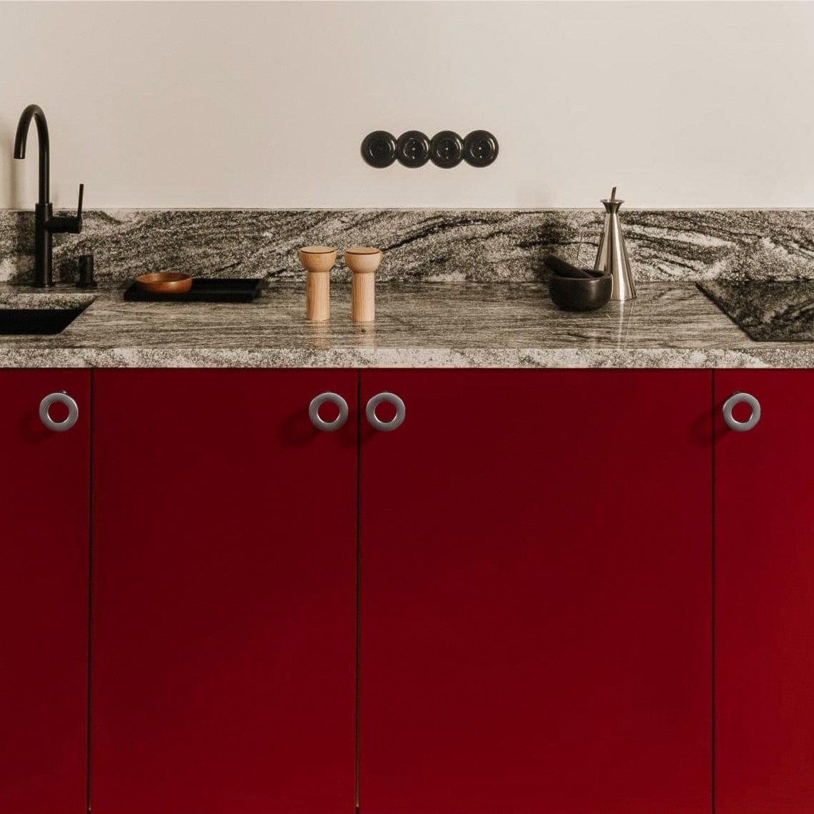 Goo-Ki Circular Luxury Ring Pull Casual Cabinet Pulls for Drawer Cupboard