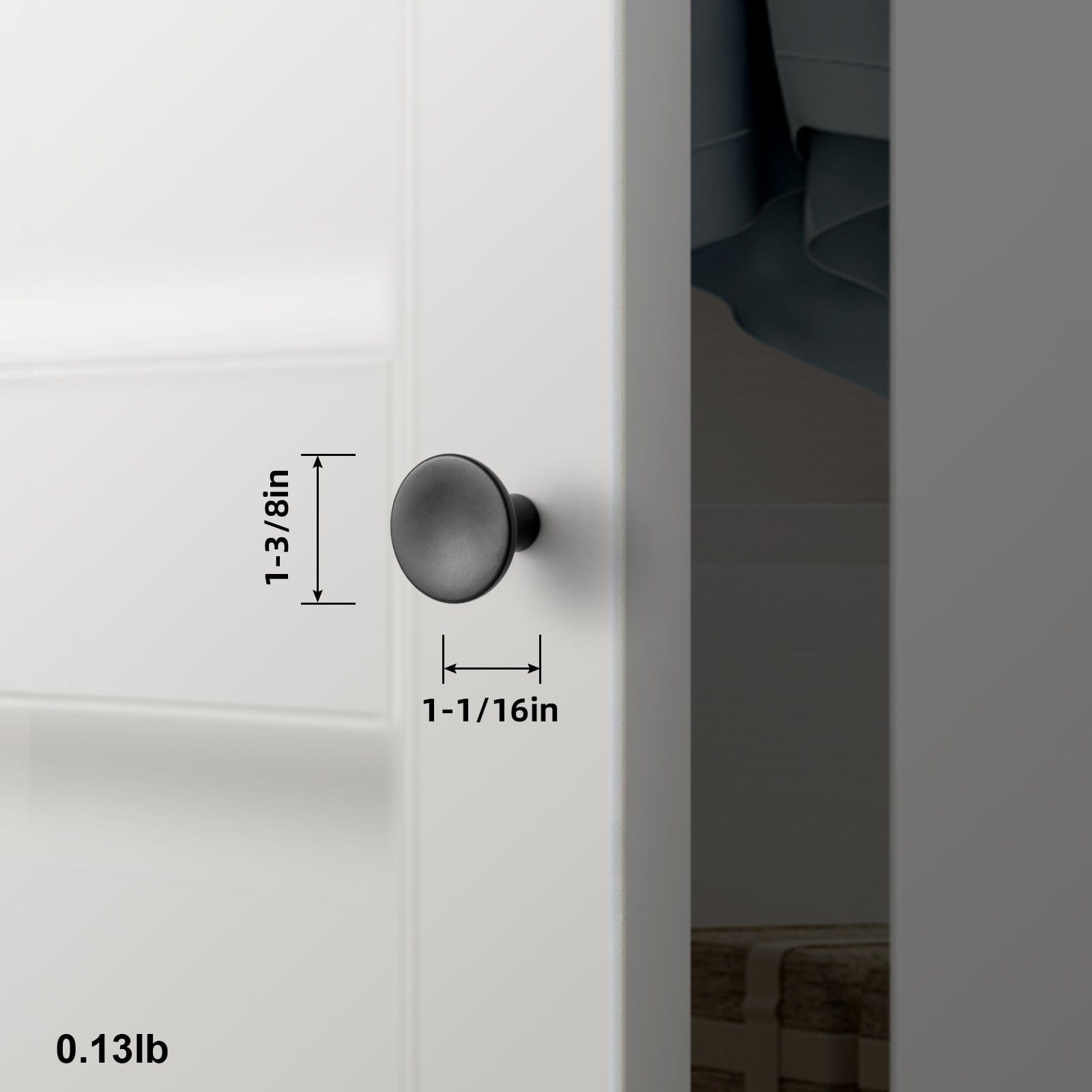 Goo-Ki Classic Antique Brass Cabinet Knobs Minimalist Round Kitchen Handles Vintage Hardware