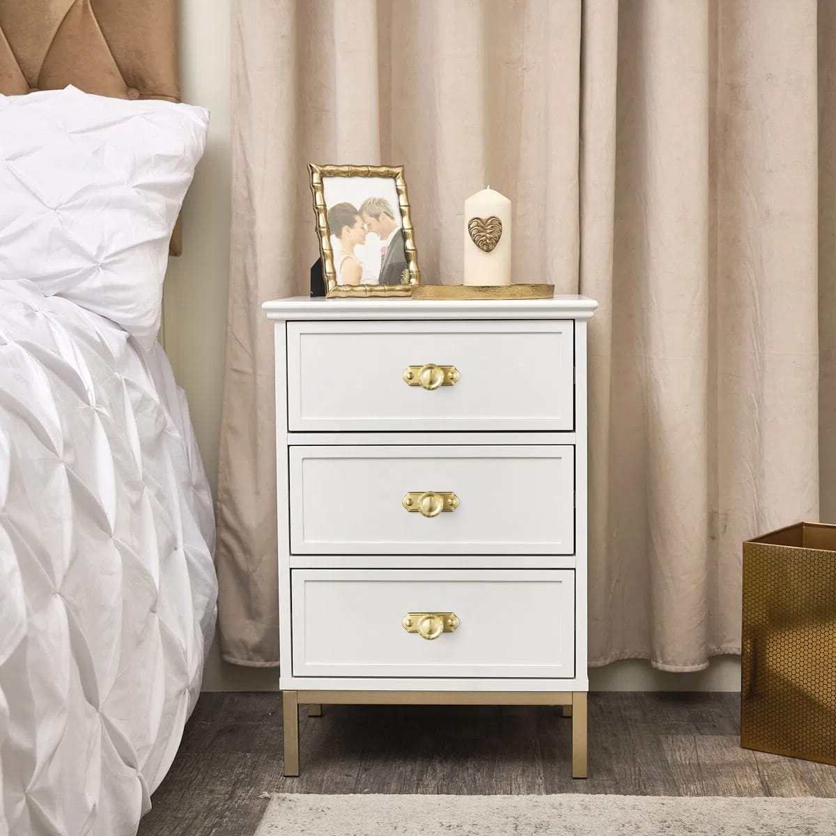 Goo-Ki Classic Round Cabinet Knobs Elegant Decorative Drawer Knobs with Ornate Edging
