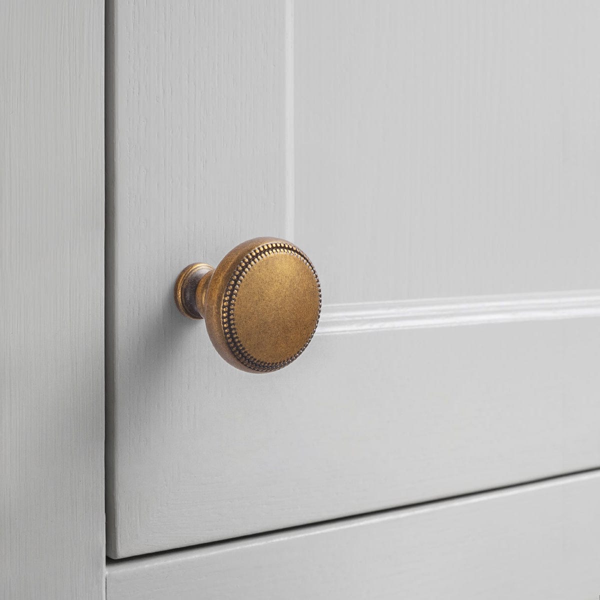 Goo-Ki Classic Zinc Alloy Cabinet Knobs with Beaded Edge Vintage Style Drawer Hardware