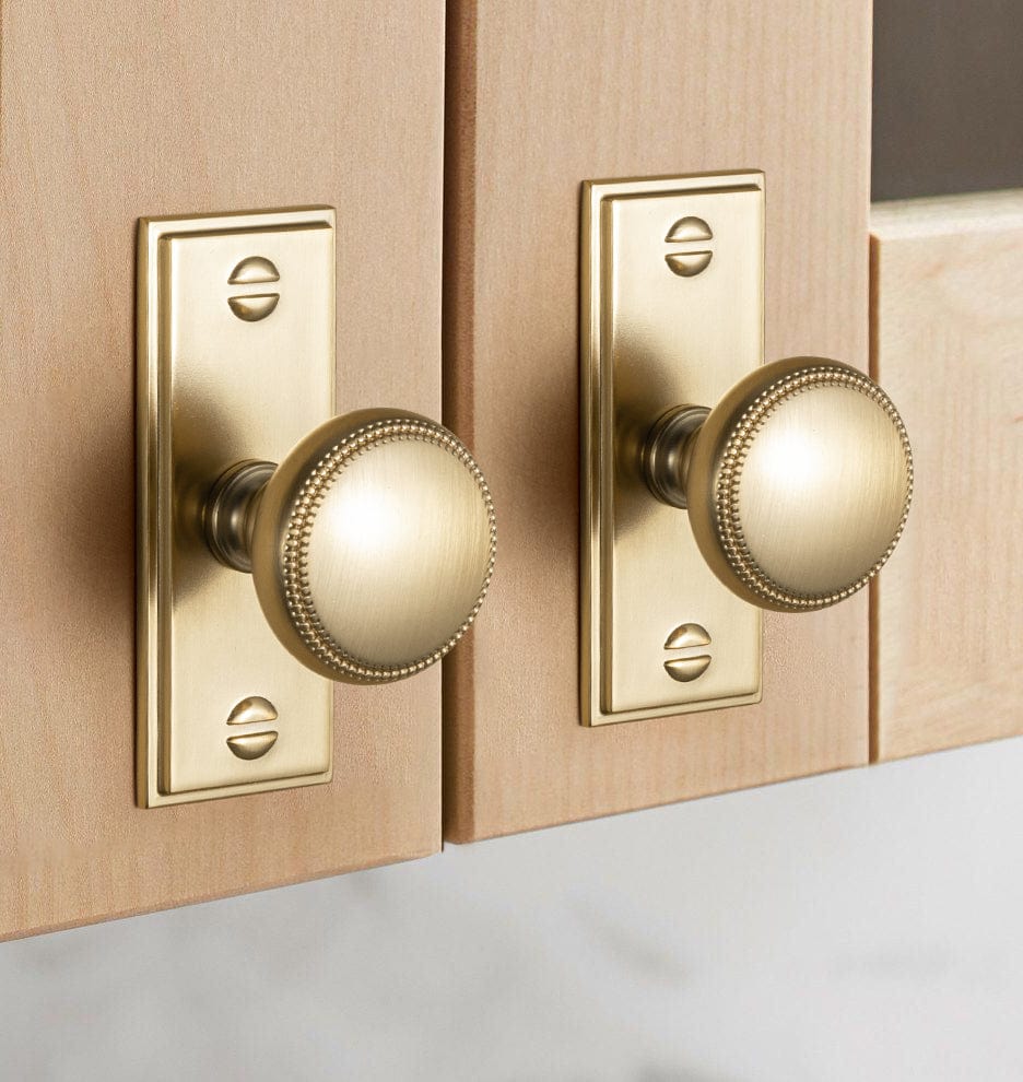 Goo-Ki Classic Zinc Alloy Cabinet Knobs with Beaded Edge Vintage Style Drawer Hardware