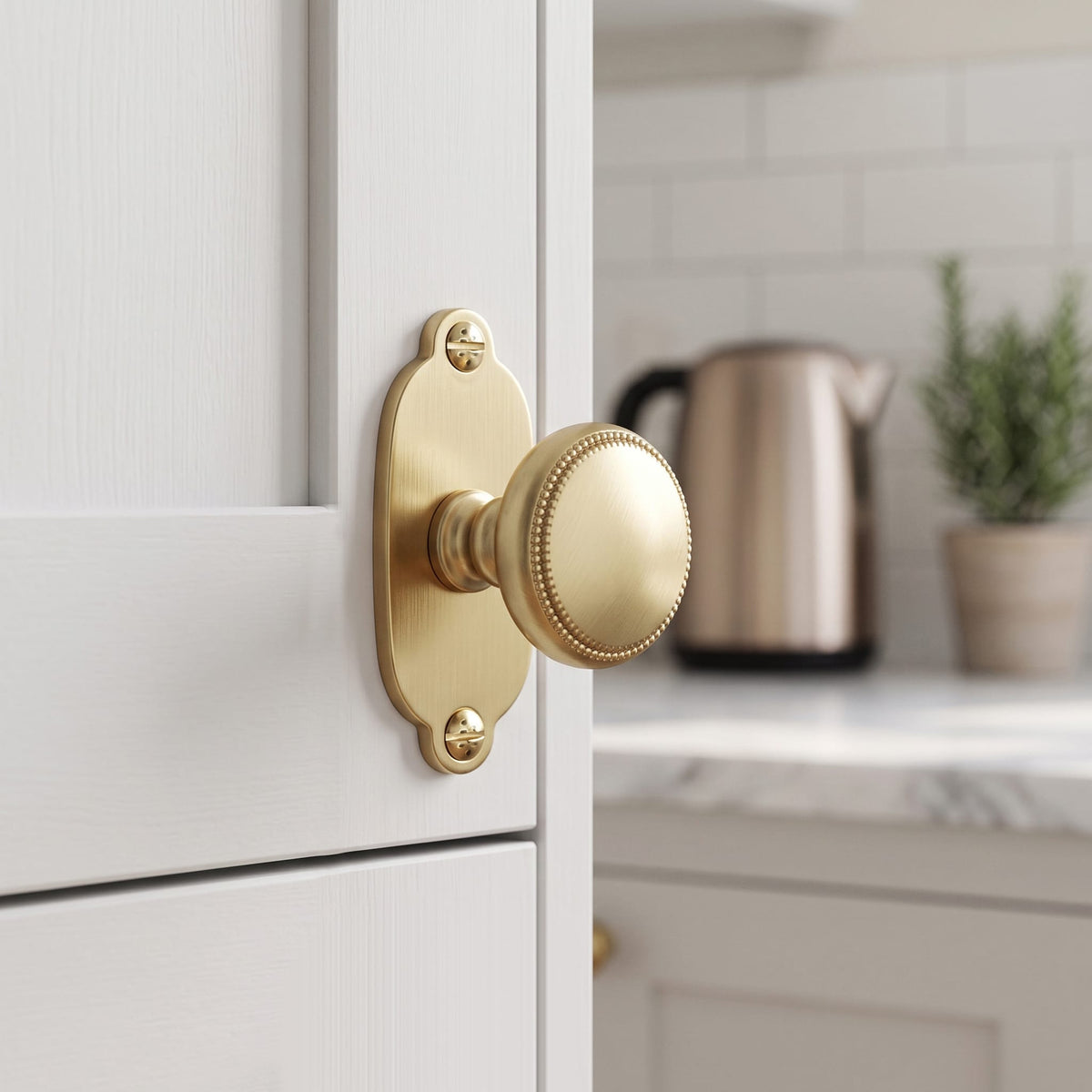 Goo-Ki Classic Zinc Alloy Cabinet Knobs with Beaded Edge Vintage Style Drawer Hardware
