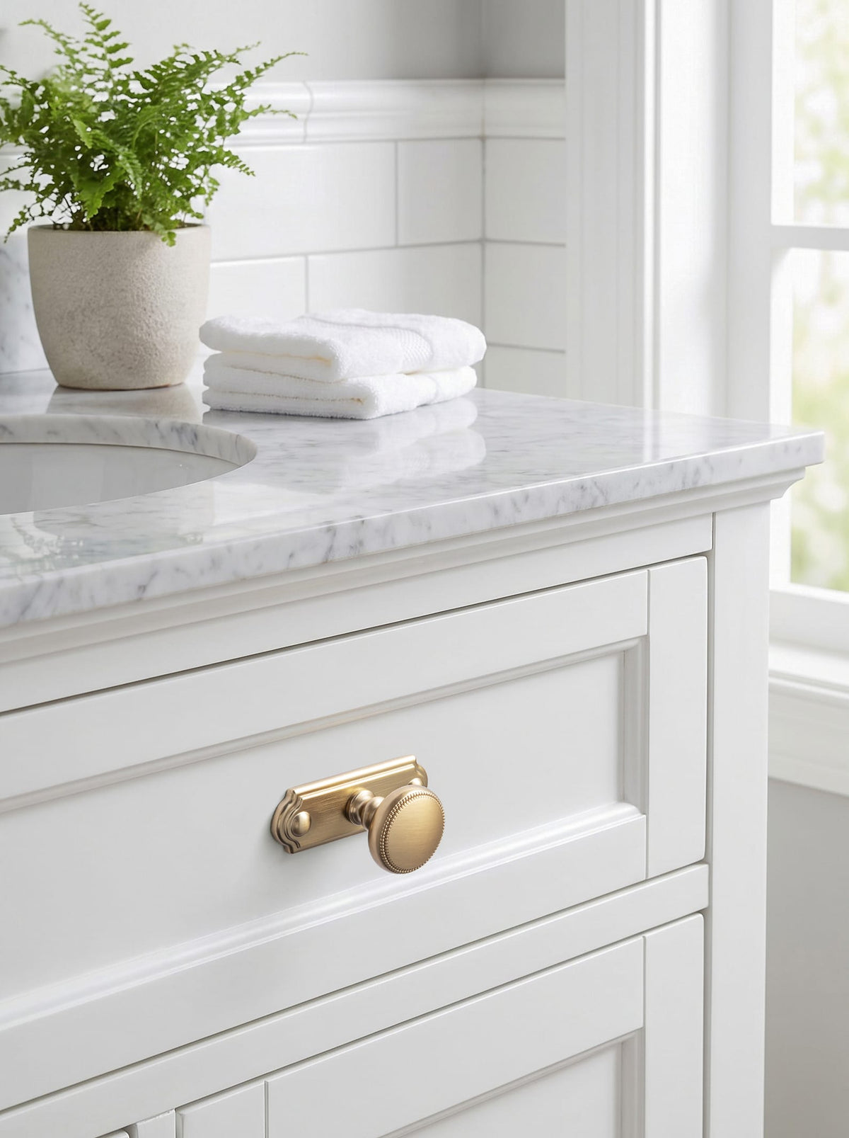 Goo-Ki Classic Zinc Alloy Cabinet Knobs with Beaded Edge Vintage Style Drawer Hardware