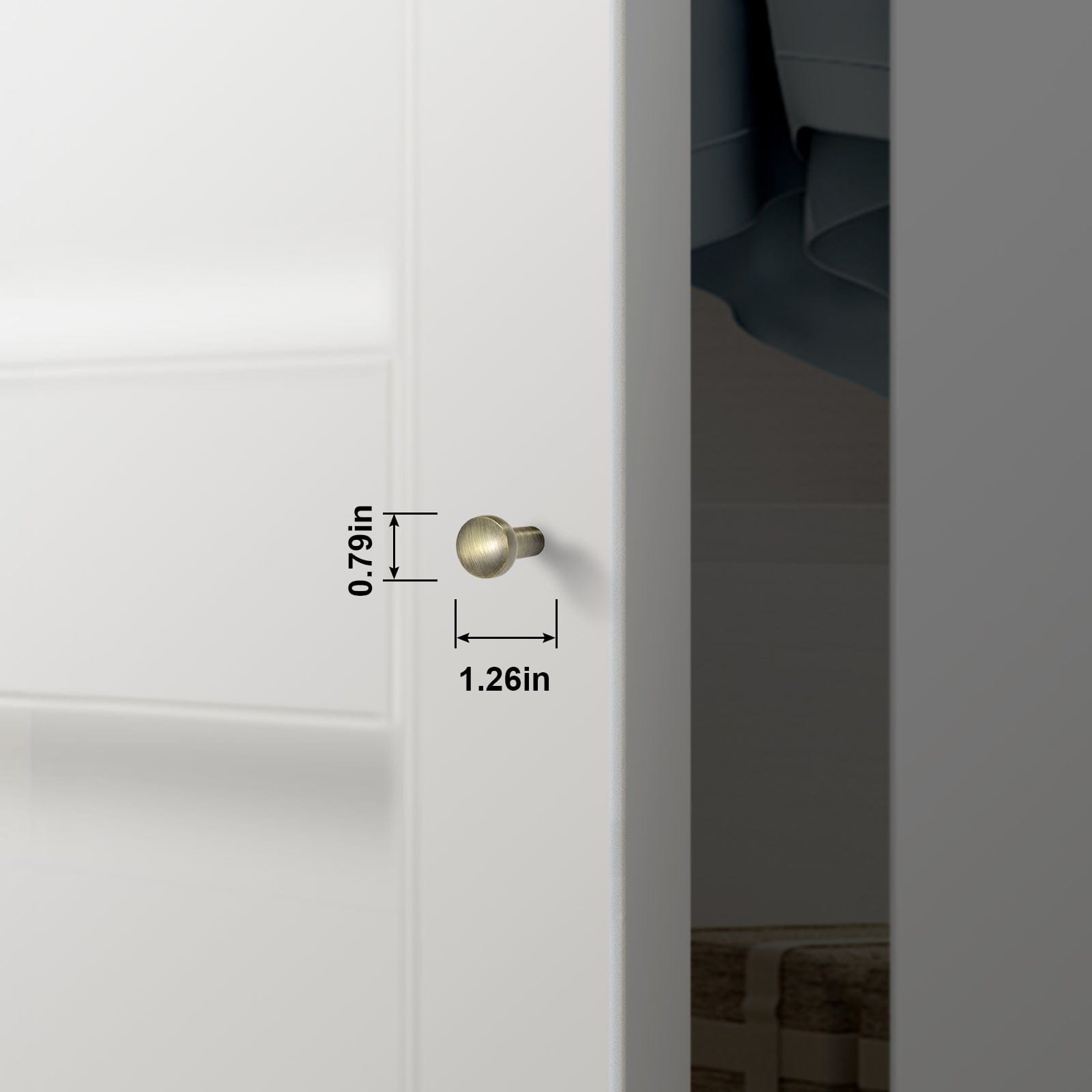 Goo-Ki 【Clearance Sale!】Matte White / Antique Bronze Rustic Cabinet Bar Pulls Decorative Drawer Handles