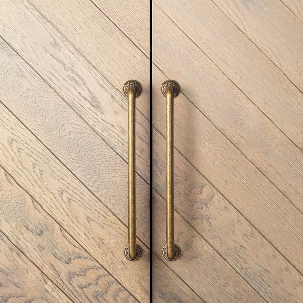 Goo-Ki Concentric Circle Pattern Base Design Vintage Cabinet Handles