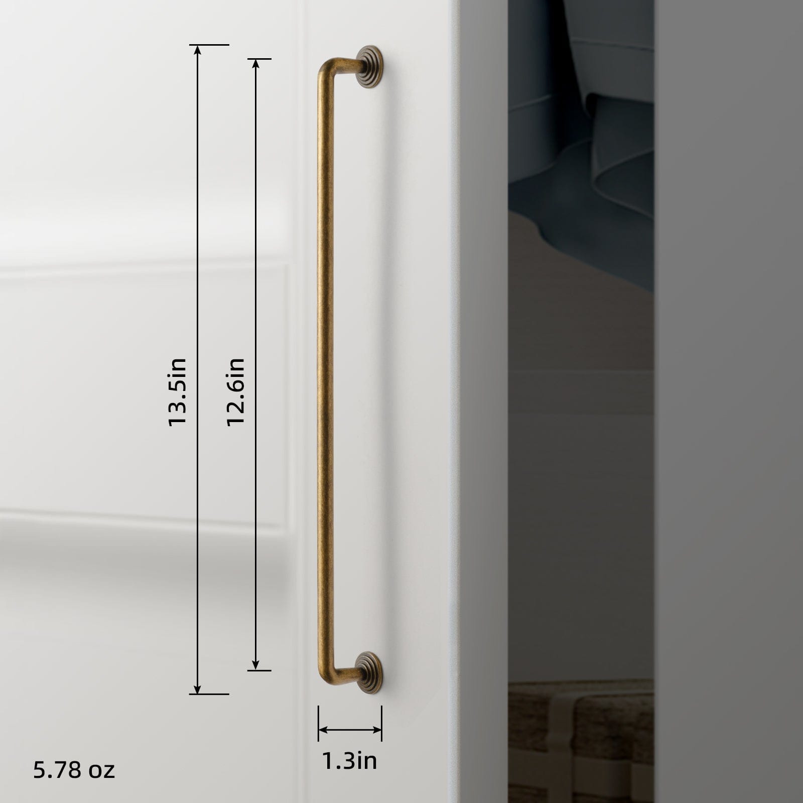 Goo-Ki Concentric Circle Pattern Base Design Vintage Cabinet Handles