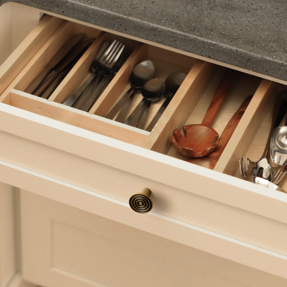 Goo-Ki Concentric Circle Pattern Base Design Vintage Cabinet Handles