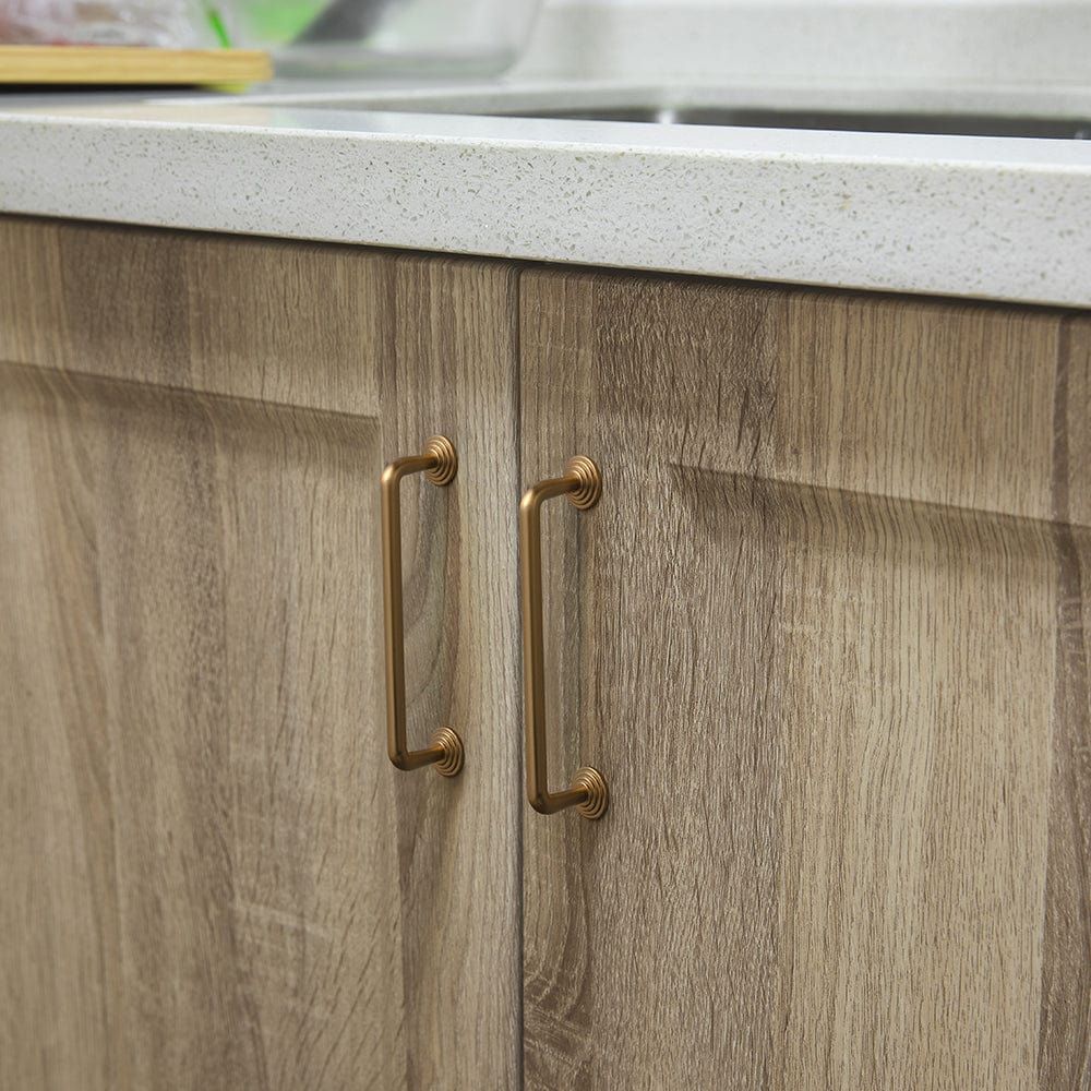 Goo-Ki Concentric Circle Pattern Base Design Vintage Cabinet Handles