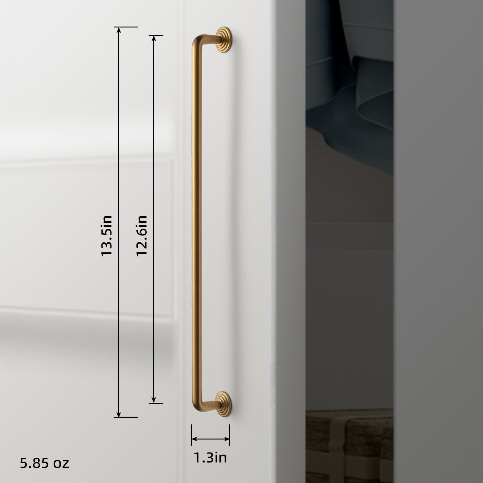 Goo-Ki Concentric Circle Pattern Base Design Vintage Cabinet Handles