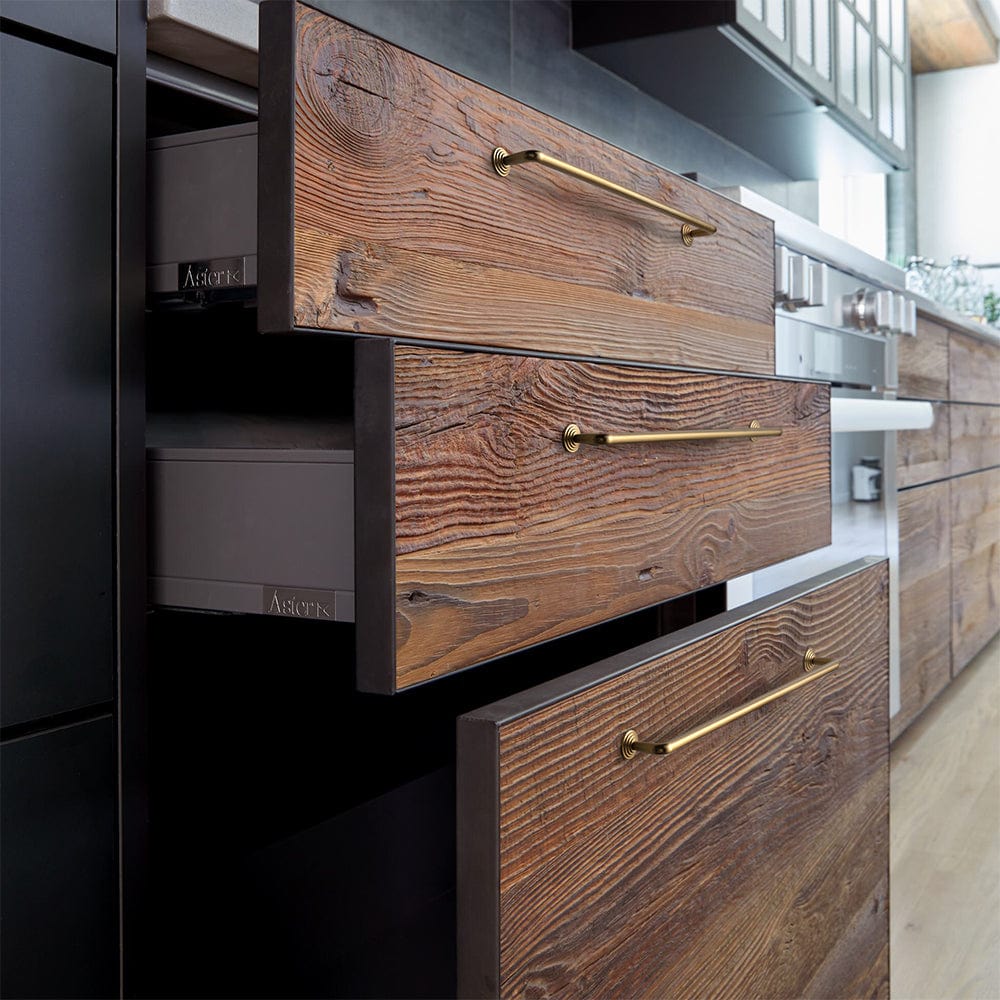 Goo-Ki Concentric Circle Pattern Base Design Vintage Cabinet Handles