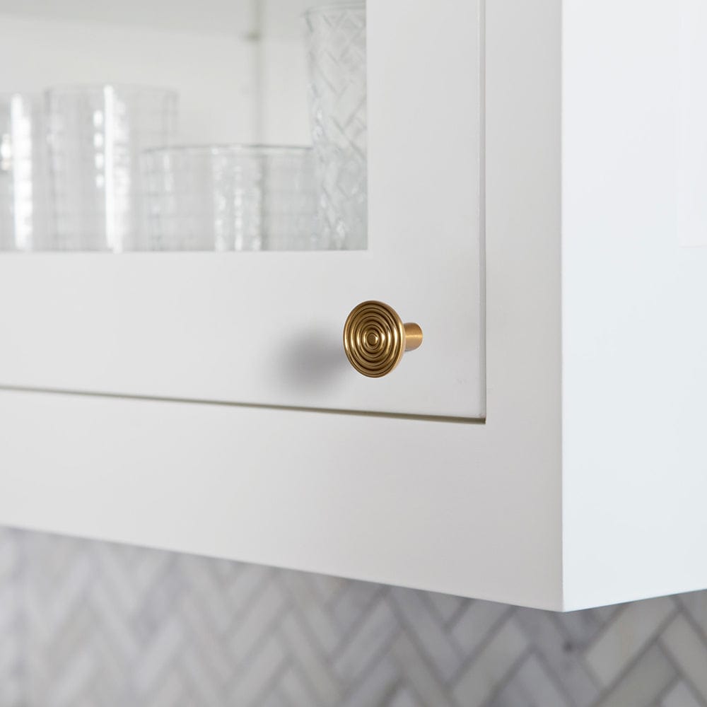 Goo-Ki Concentric Circle Pattern Base Design Vintage Cabinet Handles