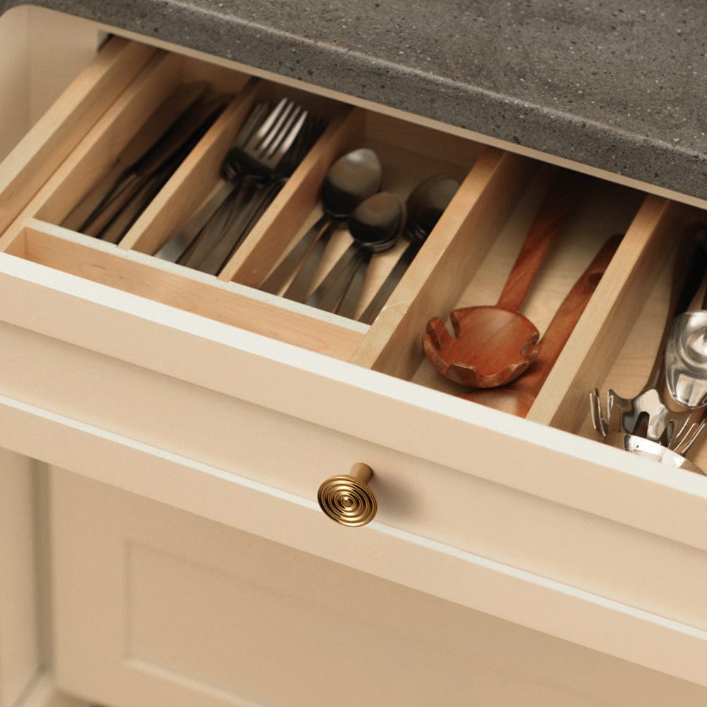 Goo-Ki Concentric Circle Pattern Base Design Vintage Cabinet Handles