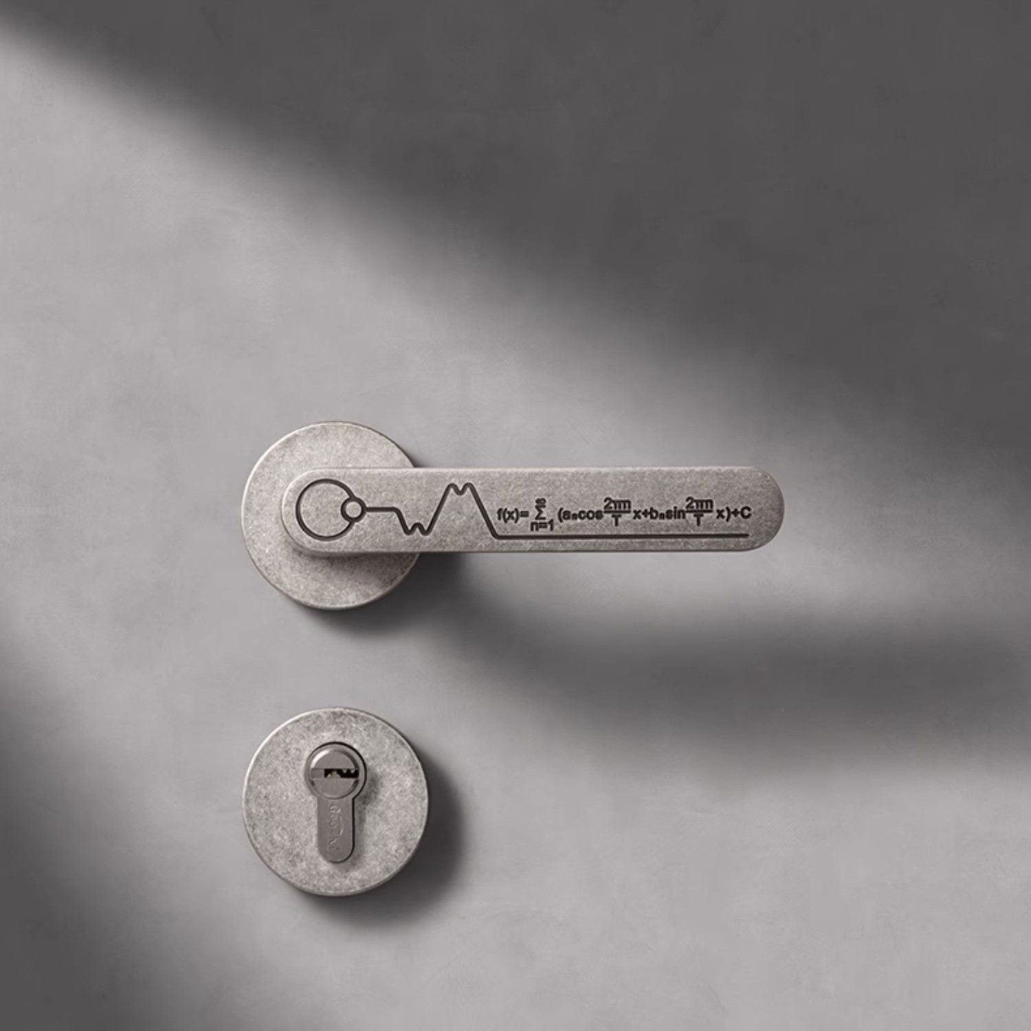 Goo-Ki Creative Design Security Door Lock Fourier Formula Silent Antique Door Lever for Children's Room