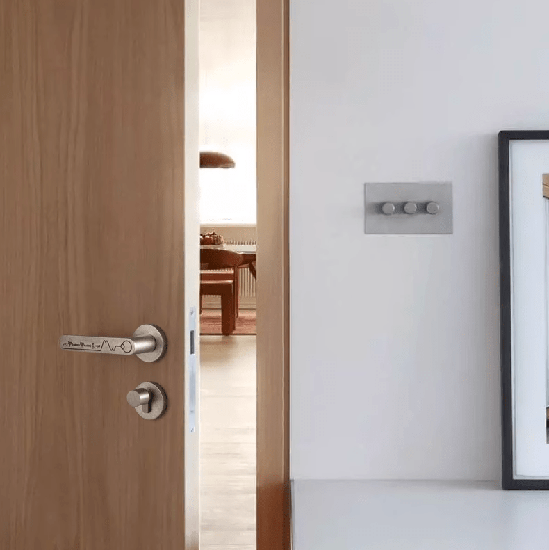 Goo-Ki Creative Design Security Door Lock Fourier Formula Silent Antique Door Lever for Children's Room