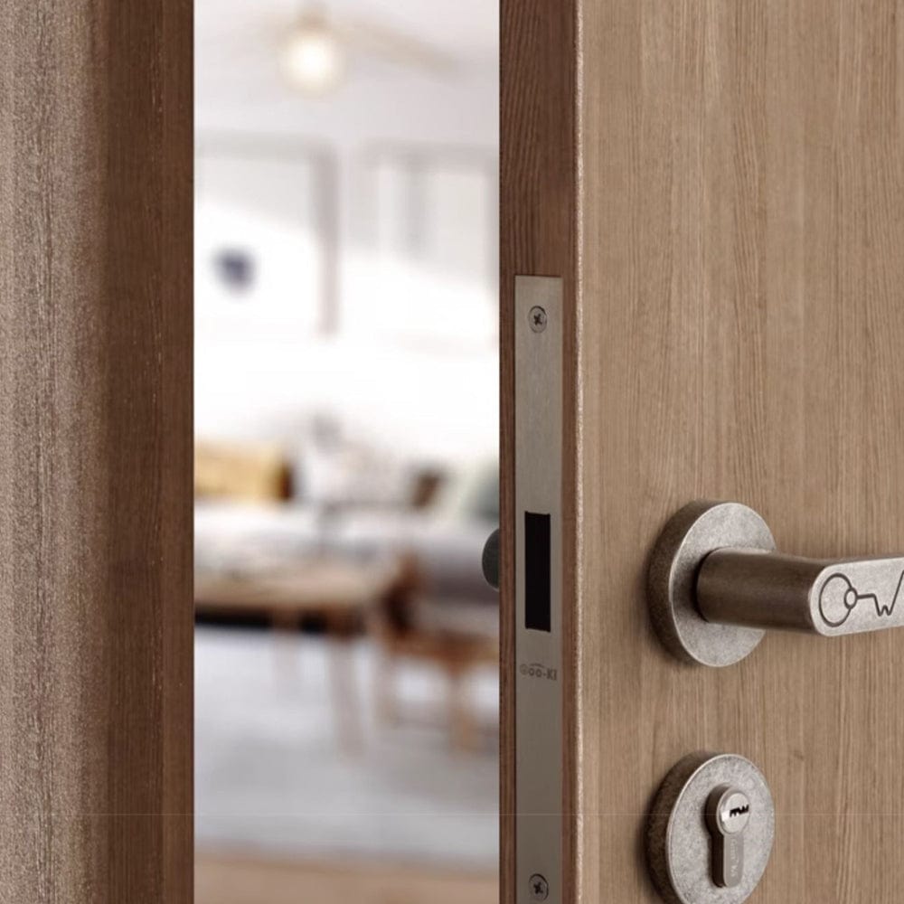 Goo-Ki Creative Design Security Door Lock Fourier Formula Silent Antique Door Lever for Children's Room