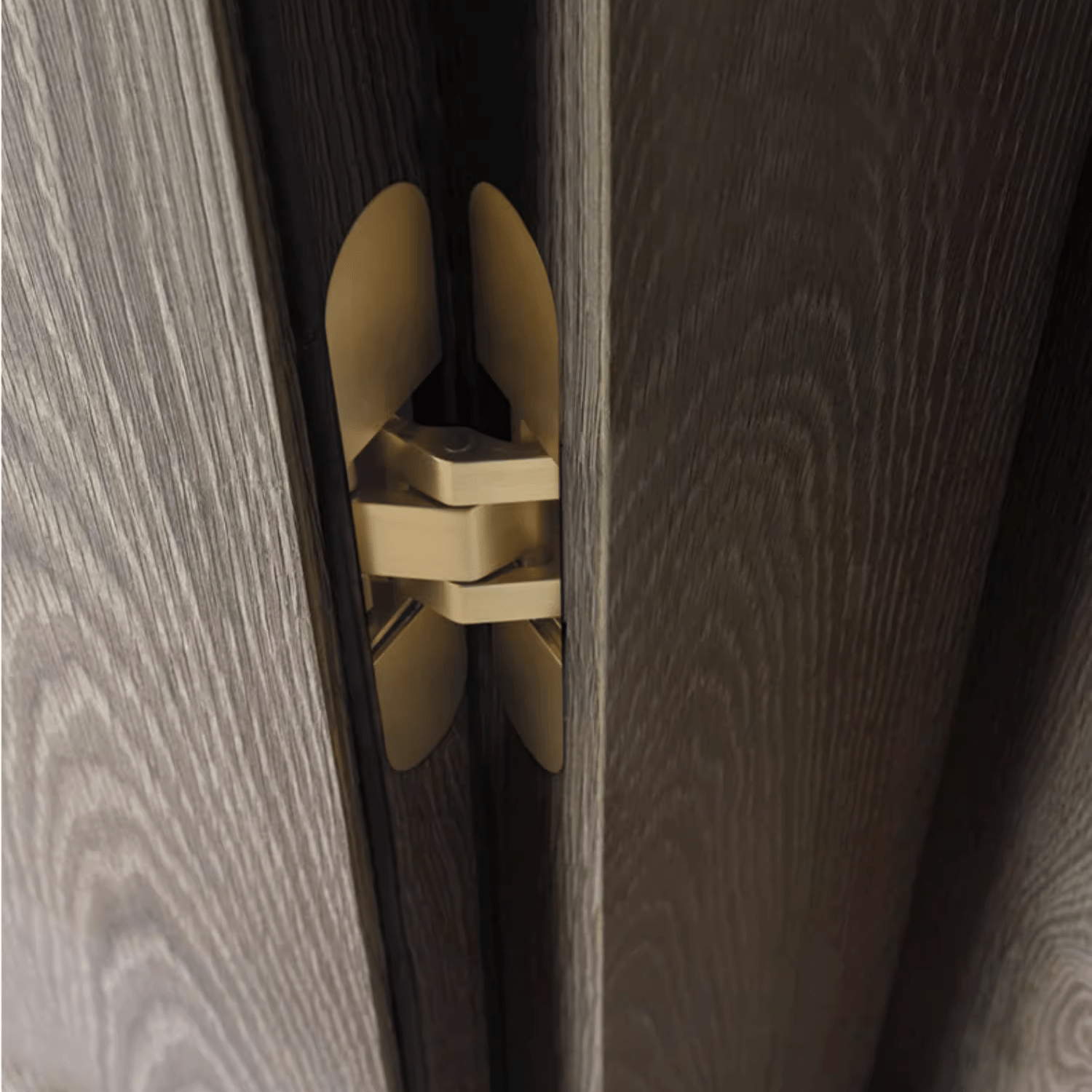 Goo-Ki Cross Three-dimensional Adjustable Folding Door Hinge Concealed Invisible Door Hinge