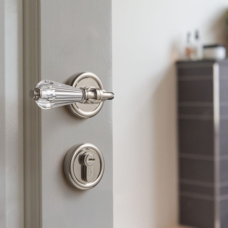 Goo-Ki Crystal Texture Mute Room Door Lock Solid Brass Interior Door Lock