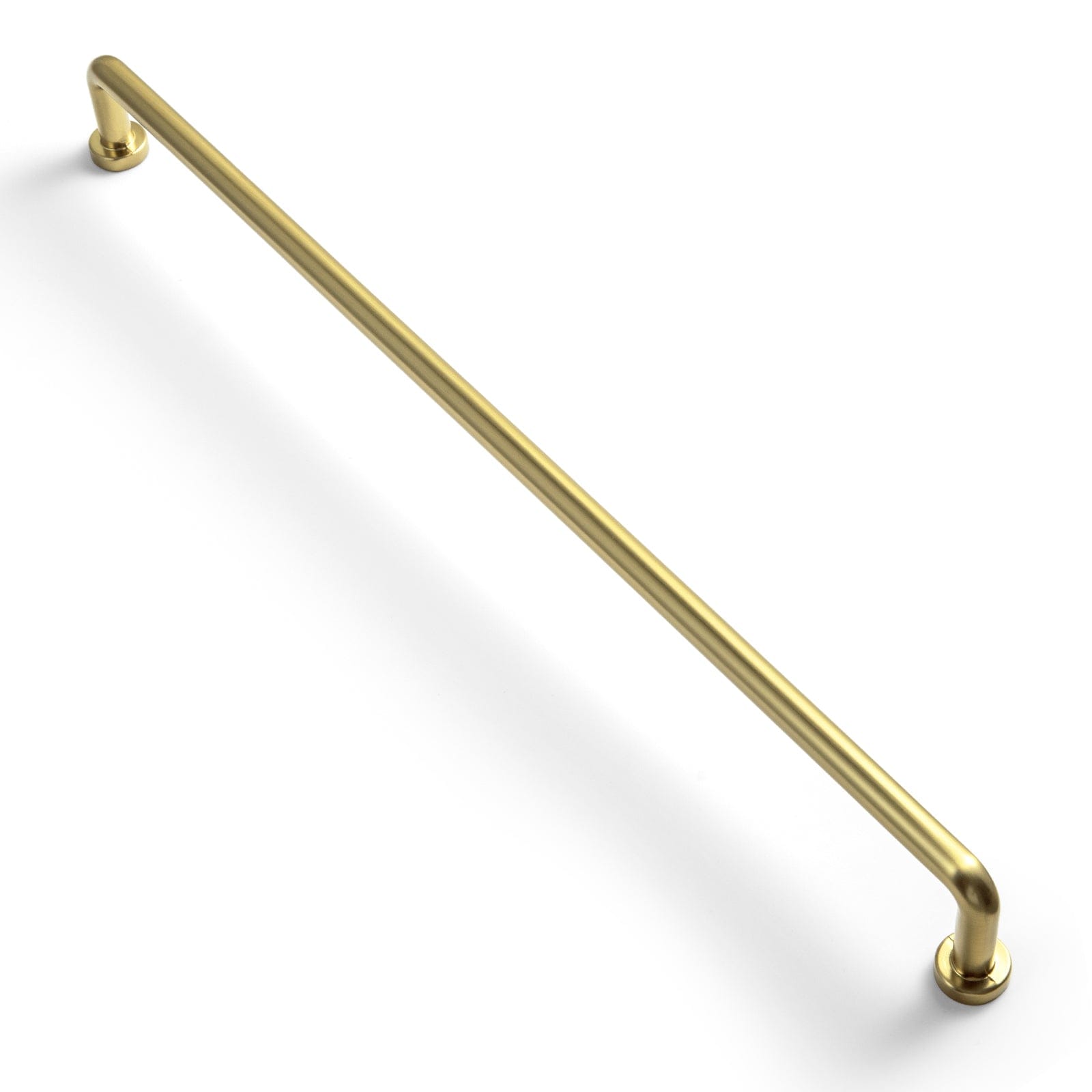Goo-Ki Dark Brushed Brass / 12.6'' Hole Center / 6 Pack Antique Rustic Vintage Cabinet Bar Pulls Decorative Drawer Handles