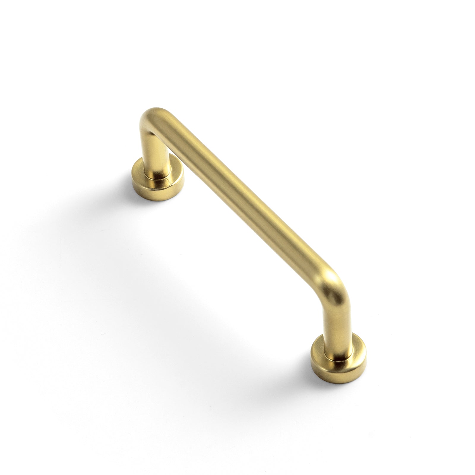 Goo-Ki Dark Brushed Brass / 3'' Hole Center / 6 Pack Antique Rustic Vintage Cabinet Bar Pulls Decorative Drawer Handles