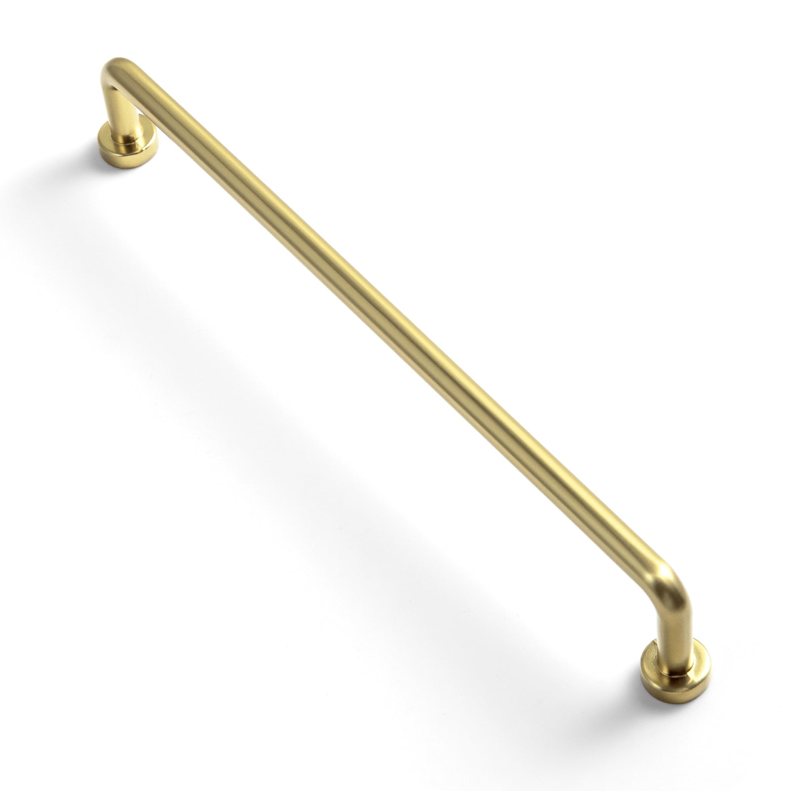 Goo-Ki Dark Brushed Brass / 7.6'' Hole Center / 6 Pack Antique Rustic Vintage Cabinet Bar Pulls Decorative Drawer Handles
