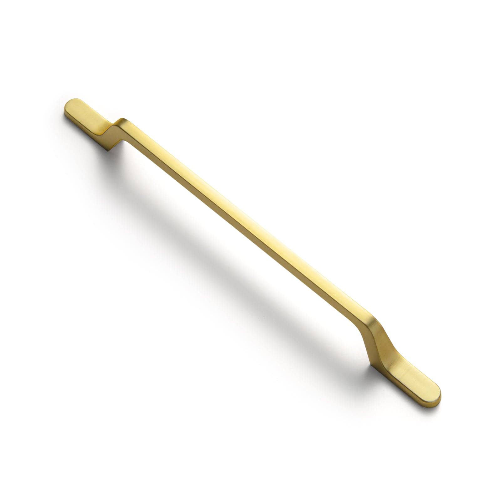Goo-Ki Dark Brushed Brass / 7.6'' Hole Center / 6 Pack European Style Retro Brass Drawer Pulls for Dresser Cupboard Vintage Bronze Bar Pulls