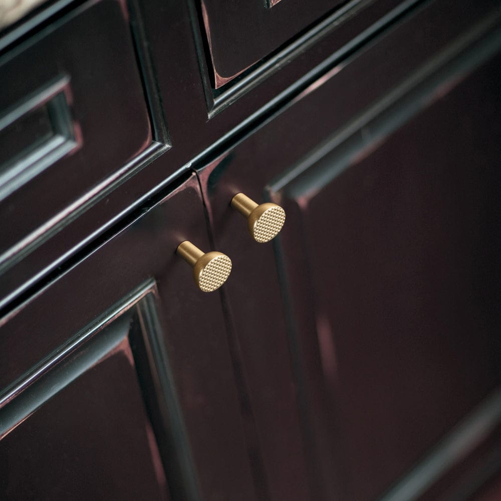 Goo-Ki Diamond Pattern Drawer Pull Elegant Textured Cabinet Handle for Furniture