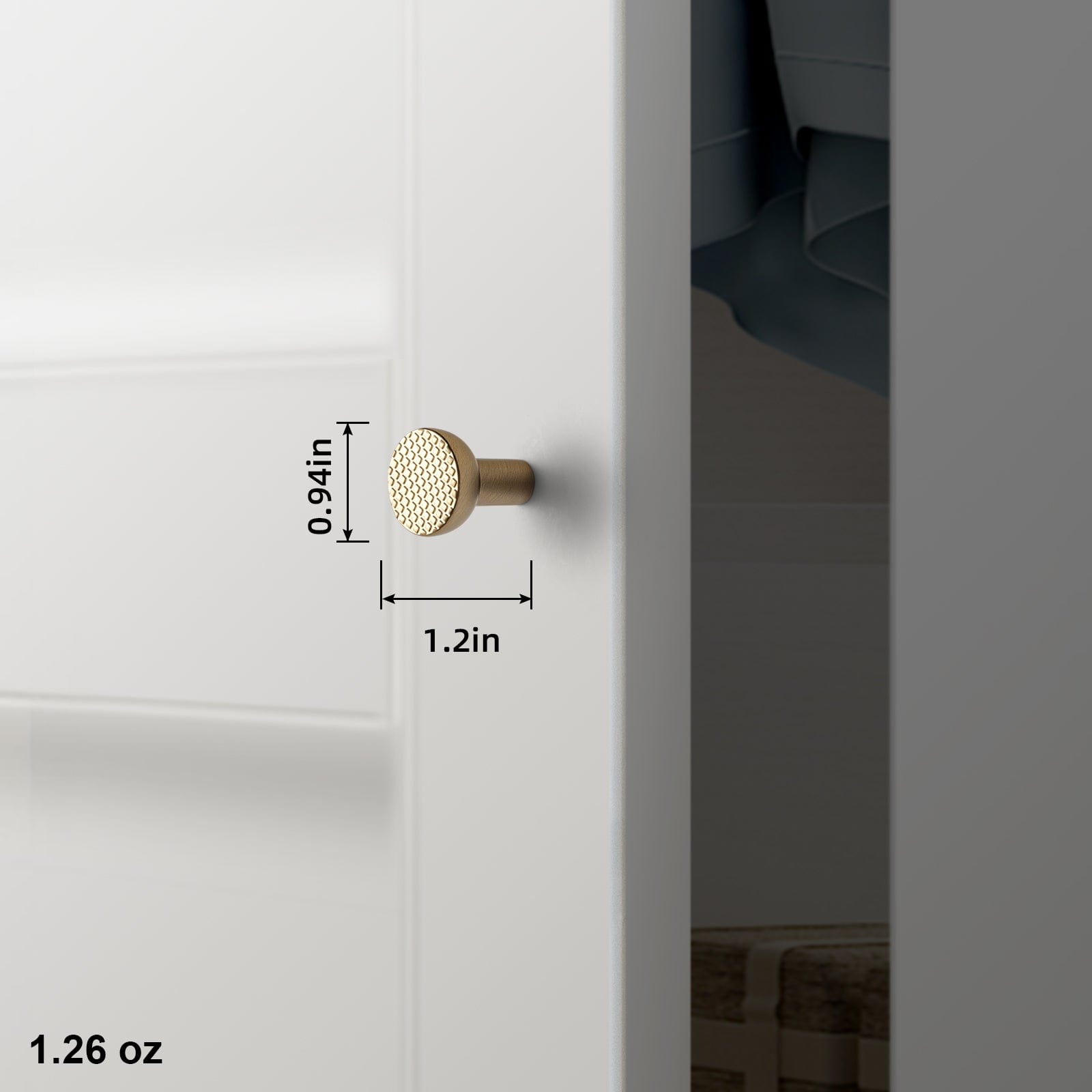 Goo-Ki Diamond Pattern Drawer Pull Elegant Textured Cabinet Handle for Furniture