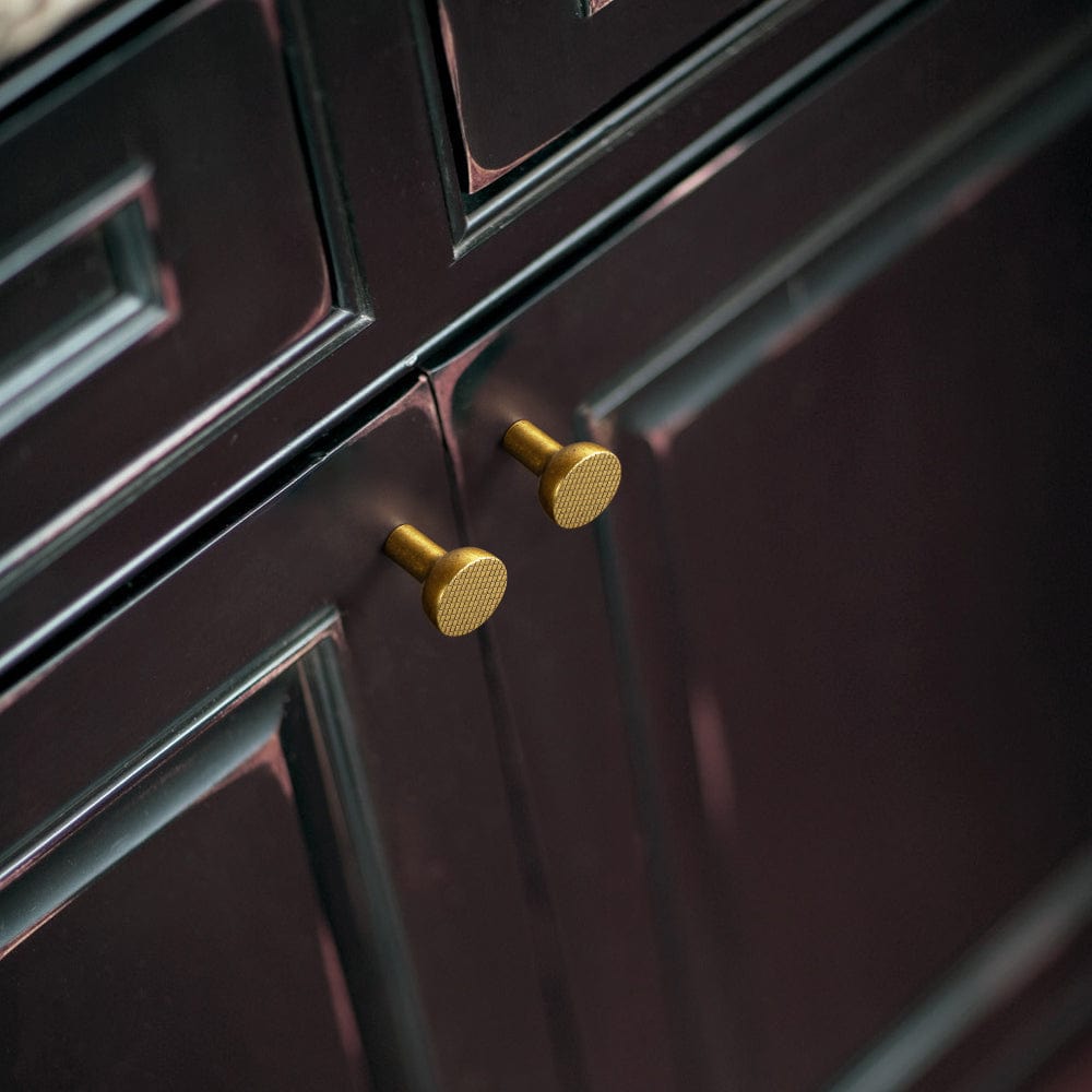 Goo-Ki Diamond Pattern Drawer Pull Elegant Textured Cabinet Handle for Furniture