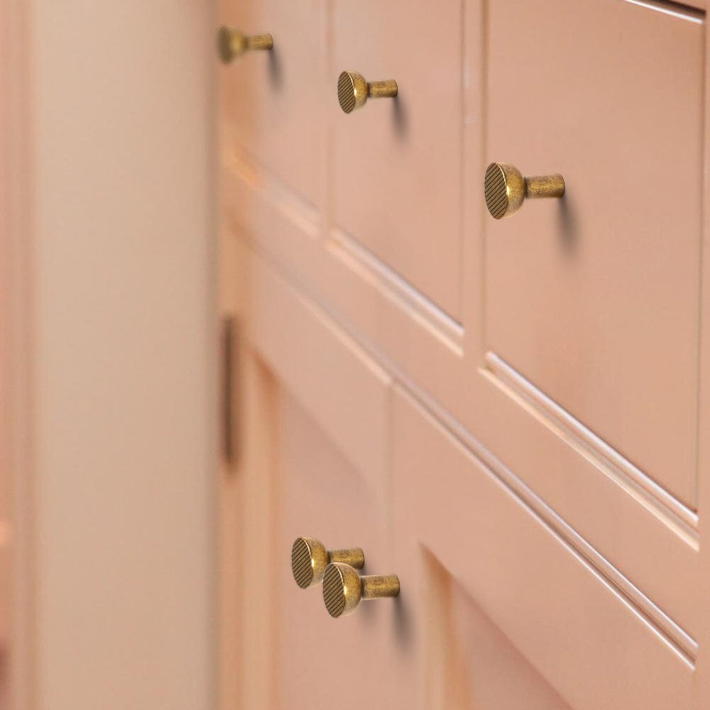 Goo-Ki Diamond Pattern Drawer Pull Elegant Textured Cabinet Handle for Furniture