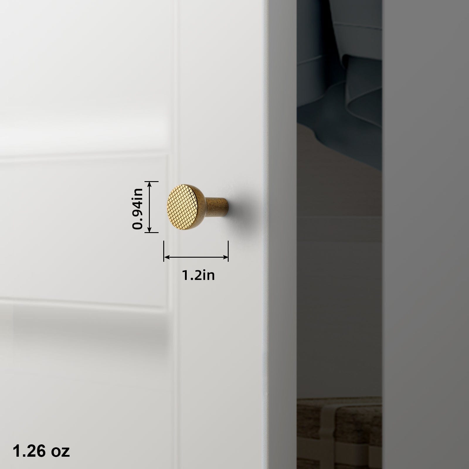 Goo-Ki Diamond Pattern Drawer Pull Elegant Textured Cabinet Handle for Furniture