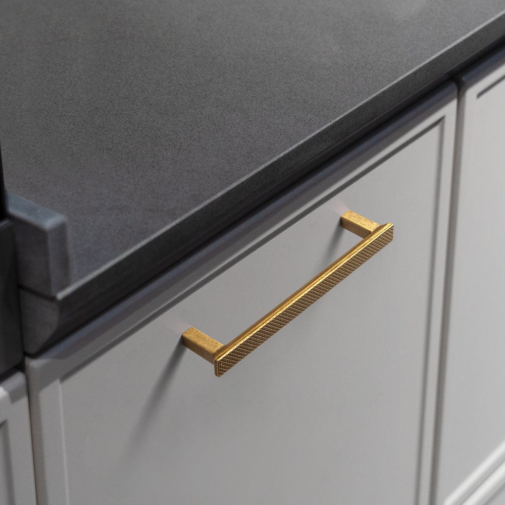 Goo-Ki Diamond Pattern Drawer Pull Elegant Textured Cabinet Handle for Furniture