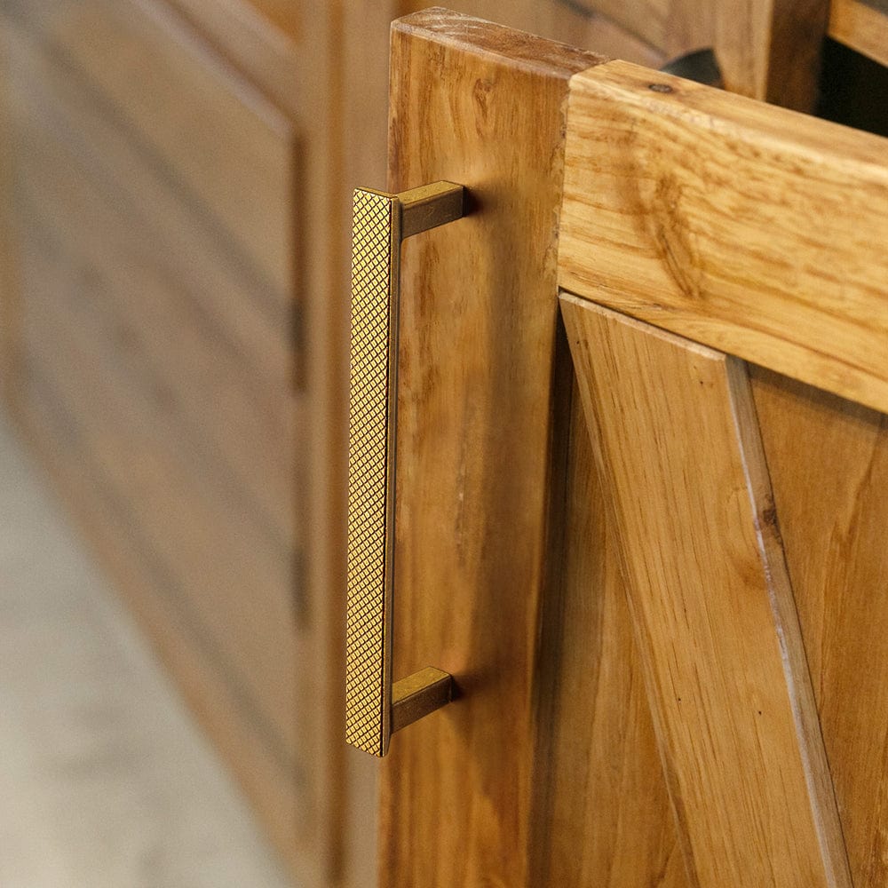 Goo-Ki Diamond Pattern Drawer Pull Elegant Textured Cabinet Handle for Furniture