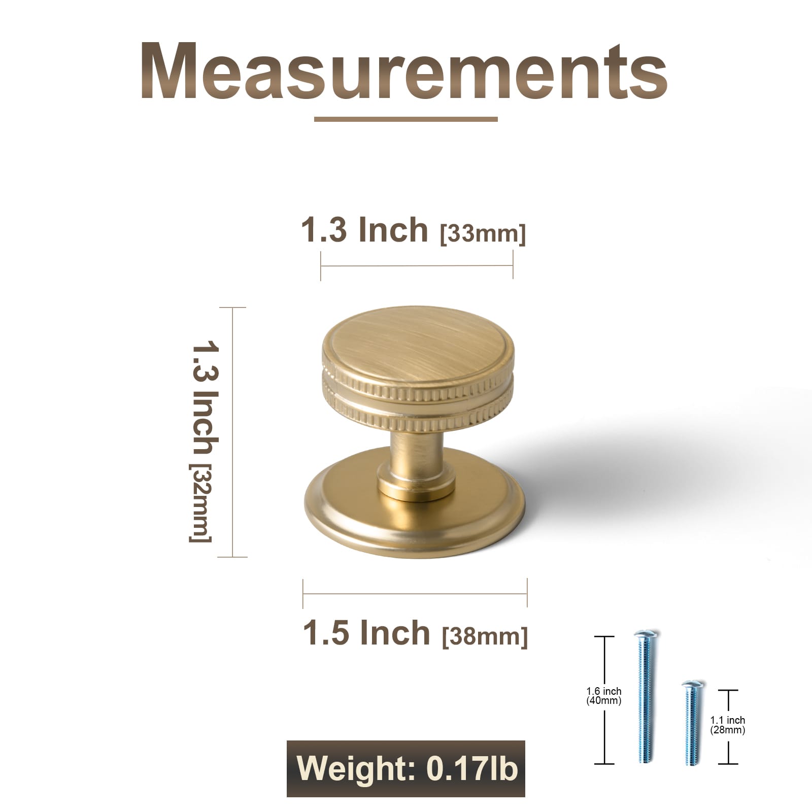Goo-Ki Distinctive Artistic Engravings Single Hole Round Cabinet Knob Retro Flair Kitchen Hardware