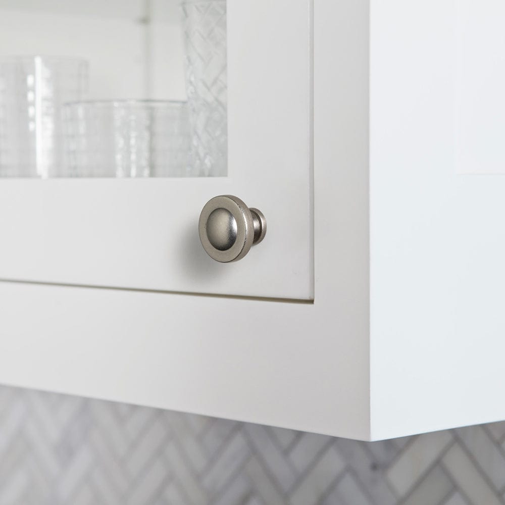 Goo-Ki Domed Cabinet Knobs Vintage Distressed Contemporary Hardware for Kitchen Drawers