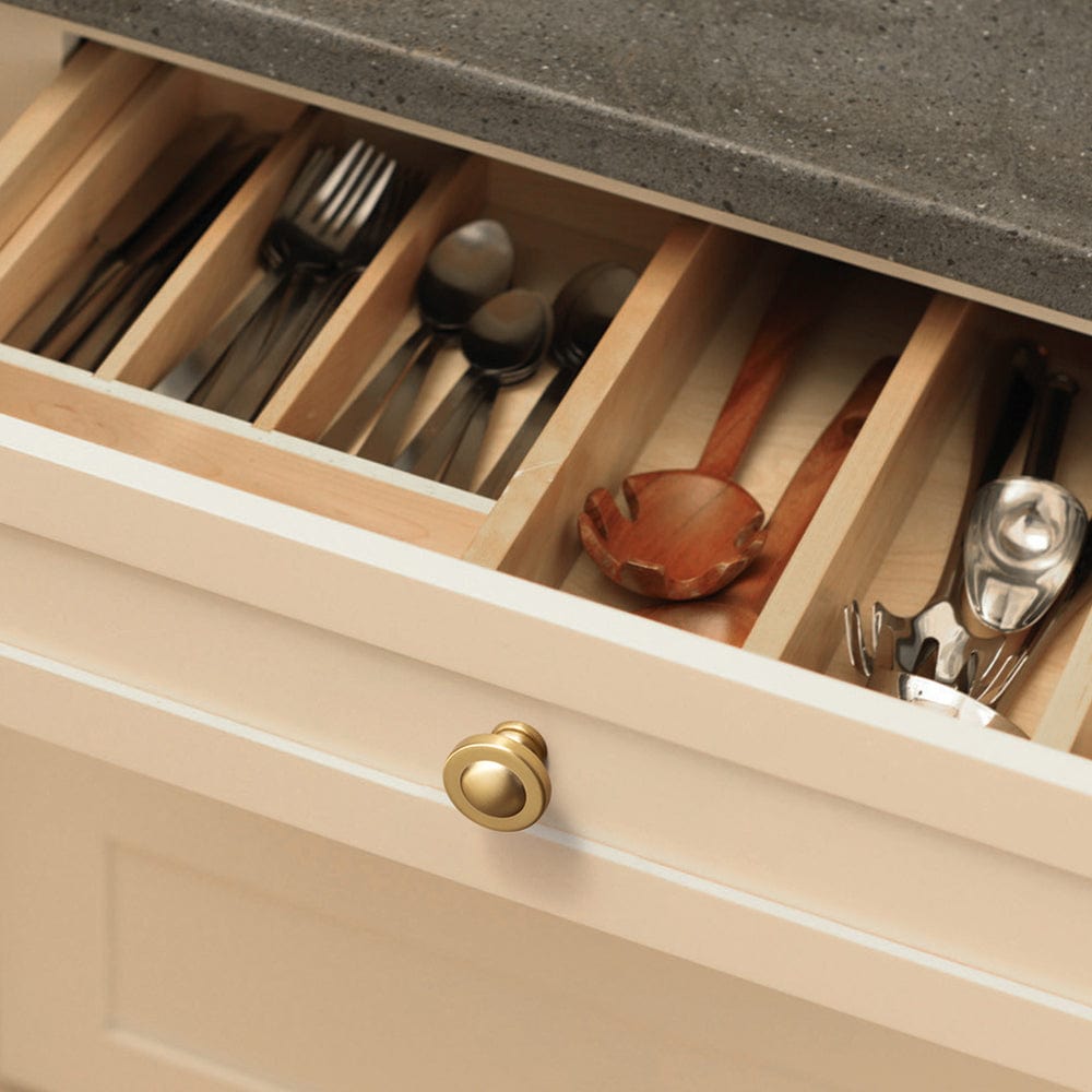 Goo-Ki Domed Cabinet Knobs Vintage Distressed Contemporary Hardware for Kitchen Drawers