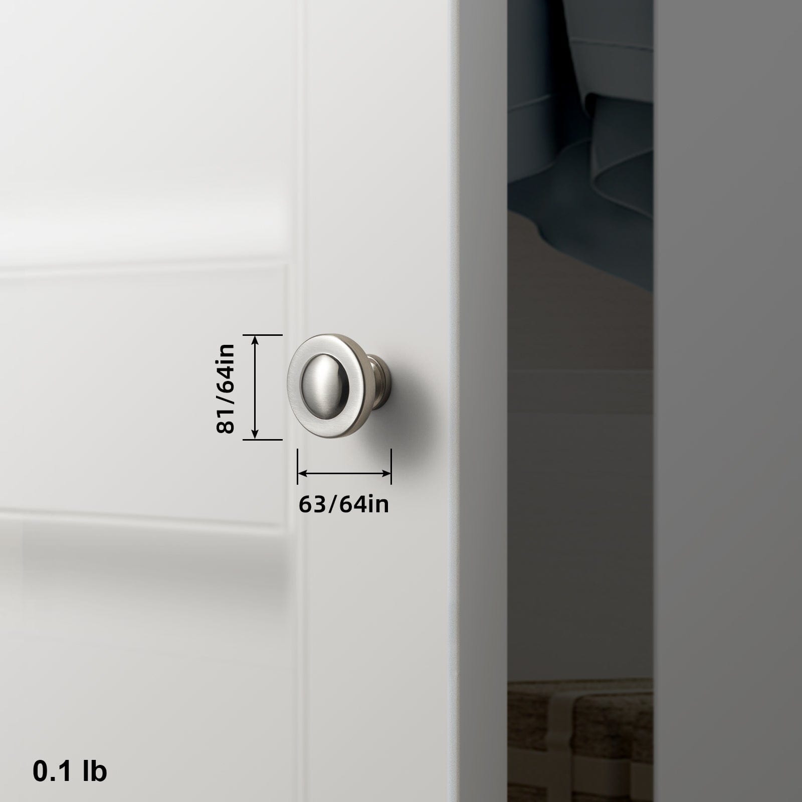 Goo-Ki Domed Cabinet Knobs Vintage Distressed Contemporary Hardware for Kitchen Drawers