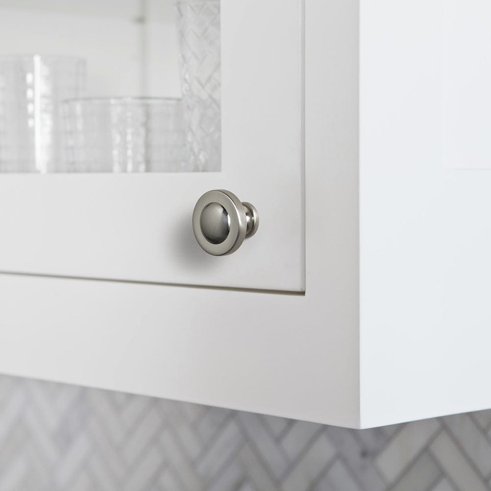 Goo-Ki Domed Cabinet Knobs Vintage Distressed Contemporary Hardware for Kitchen Drawers