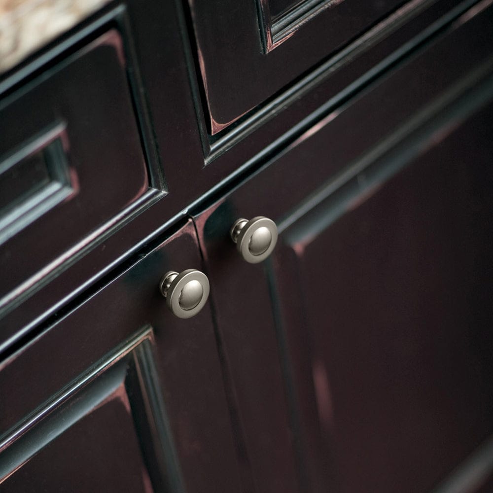 Goo-Ki Domed Cabinet Knobs Vintage Distressed Contemporary Hardware for Kitchen Drawers