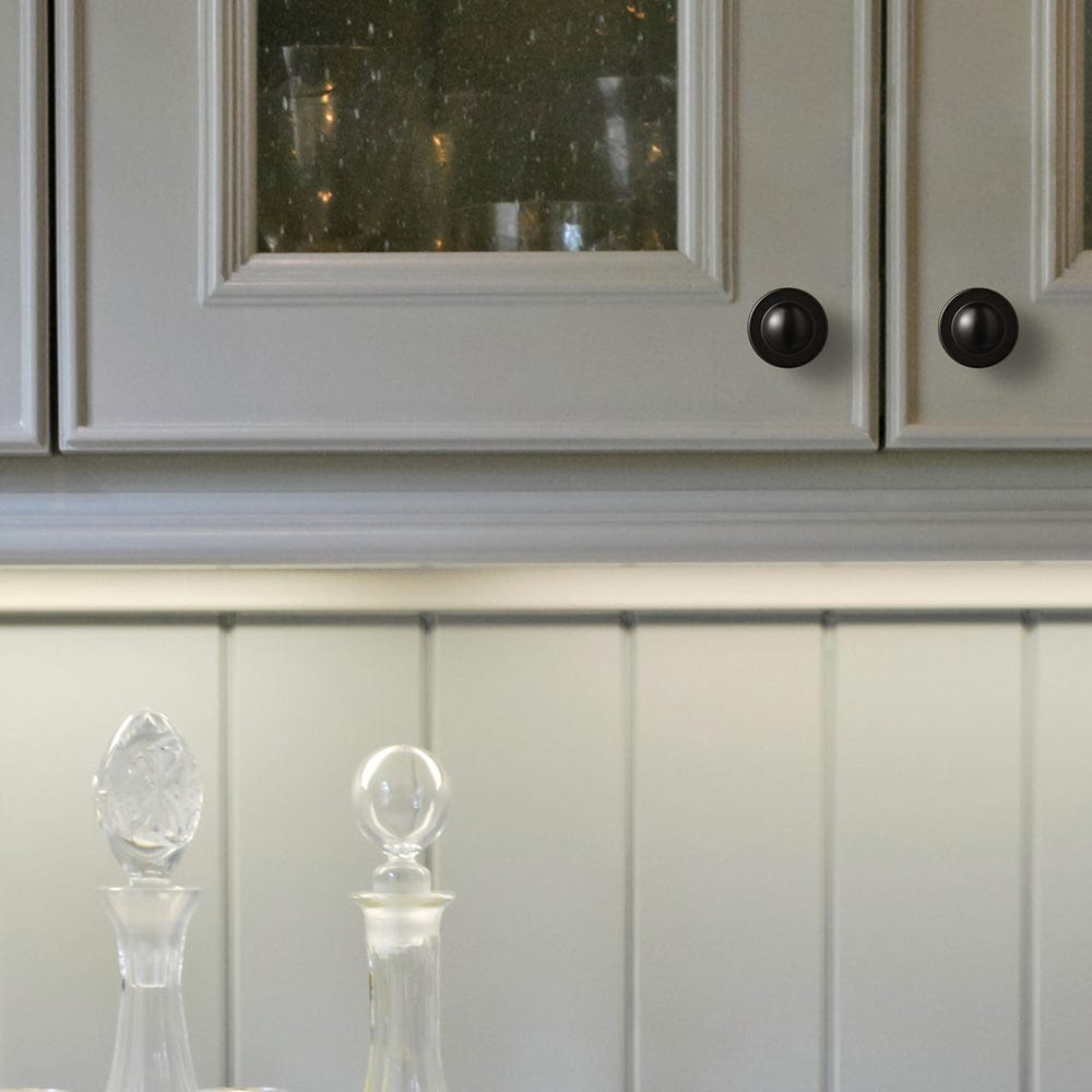 Goo-Ki Domed Cabinet Knobs Vintage Distressed Contemporary Hardware for Kitchen Drawers