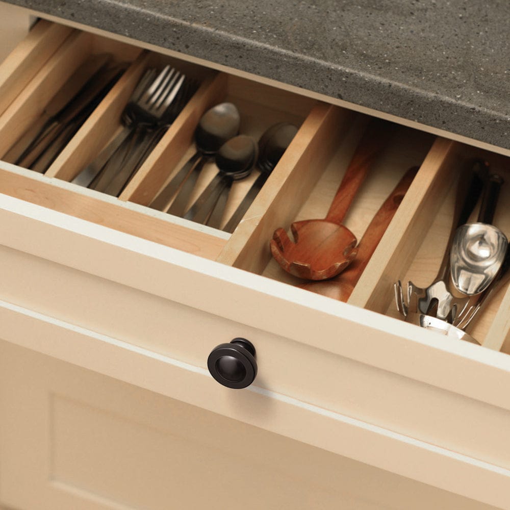 Goo-Ki Domed Cabinet Knobs Vintage Distressed Contemporary Hardware for Kitchen Drawers