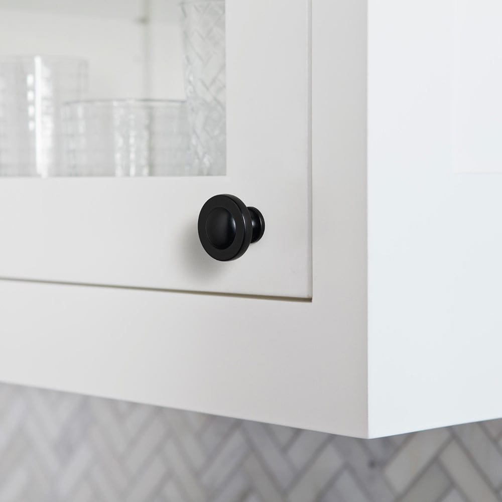 Goo-Ki Domed Cabinet Knobs Vintage Distressed Contemporary Hardware for Kitchen Drawers