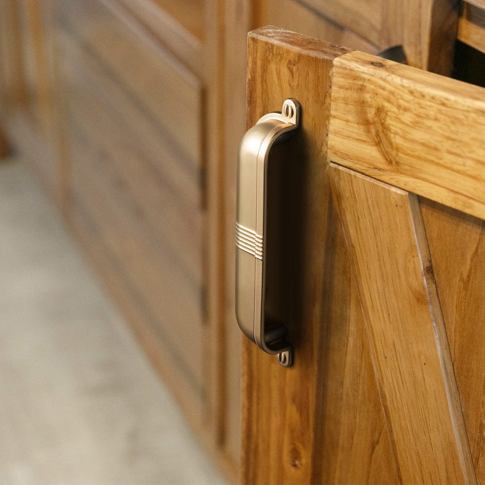 Goo-Ki Elegant Vintage Cup Pulls with Textured Strap Design for Kitchen & Furniture