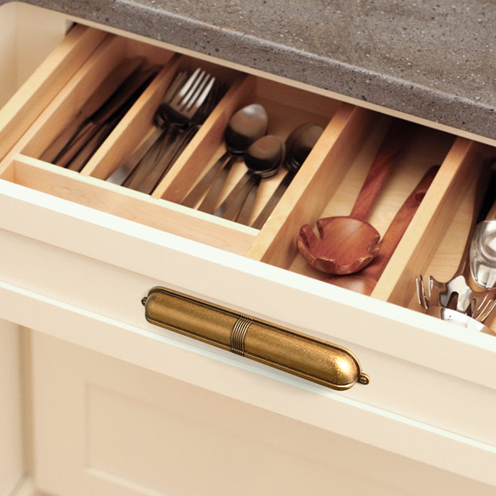 Goo-Ki Elegant Vintage Cup Pulls with Textured Strap Design for Kitchen & Furniture