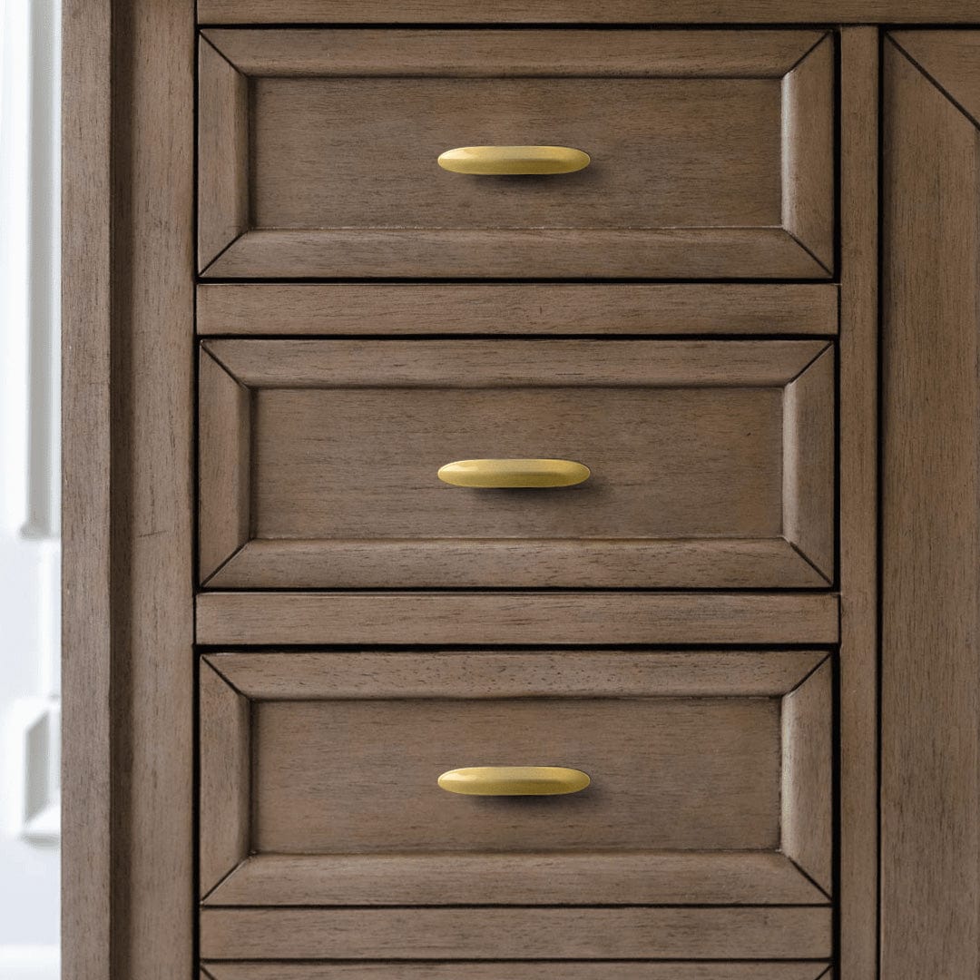 Goo-Ki European Style Retro Brass Drawer Pulls for Dresser Cupboard Vintage Bronze Bar Pulls