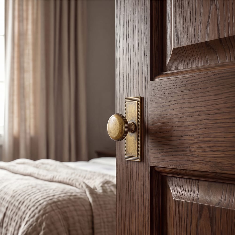 Goo-Ki Farmhouse Rustic Round Cabinet Knobs Decorative Cabinet Knobs with Beaded Detailing