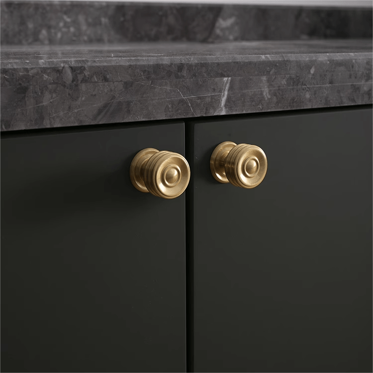 Goo-Ki French Light Luxury Long Cabinet Pull Closet Door Drawer Slim Brass Handle